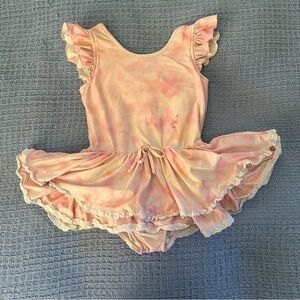 Cheeky plum pink leotard dress play stains 7y